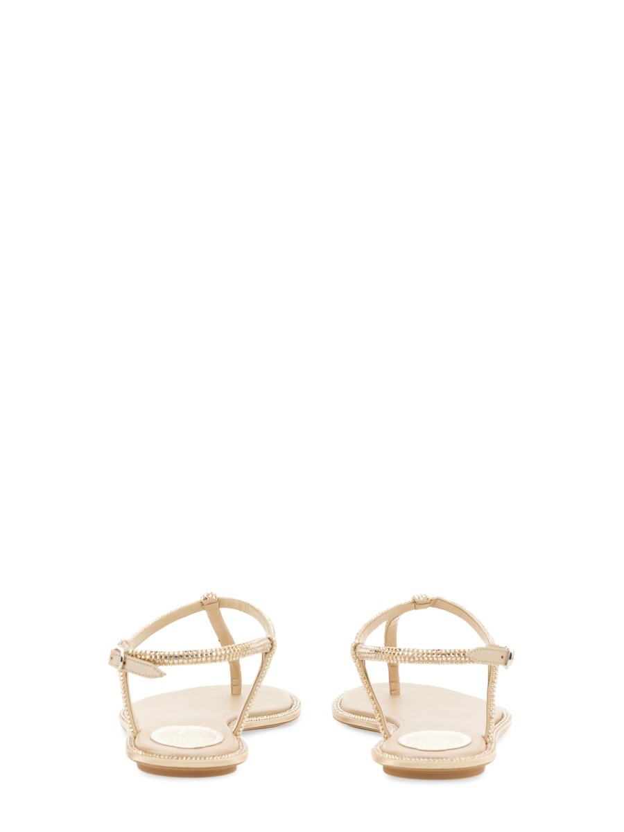 Rene Caovilla Women's Diana Sandals Beige, view 3