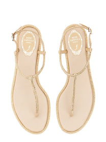 Rene Caovilla Women's Sandalo Diana Beige