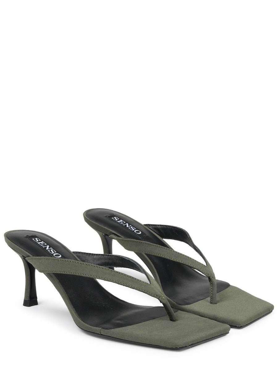 Senso Women's Sandalo Elvie IV Con Tacco Green
