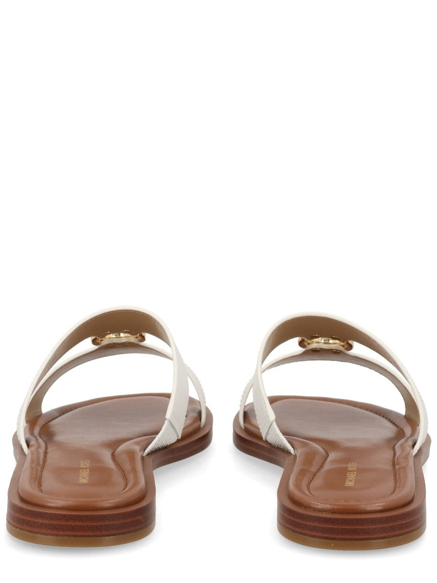 Michael Kors Women's Sandalo Erin White