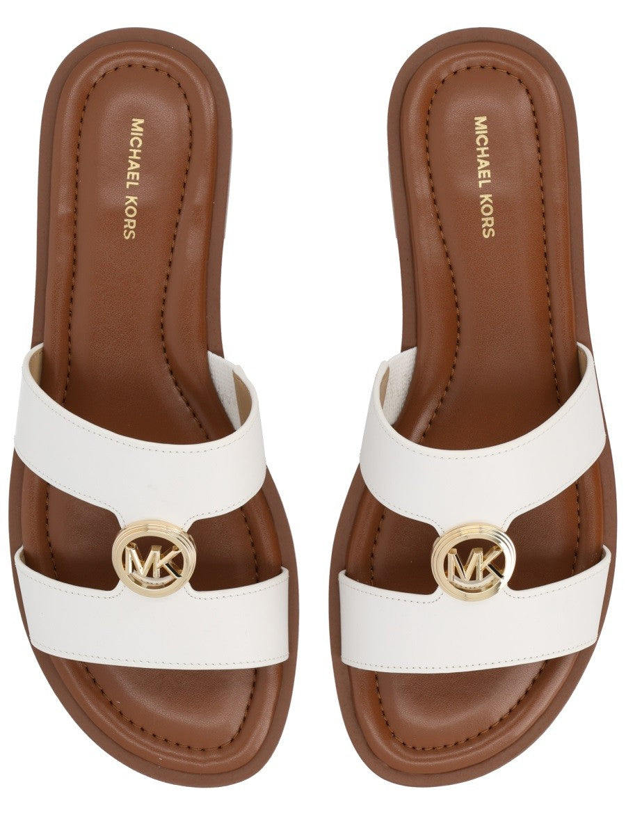 Michael Kors Women's Sandalo Erin White