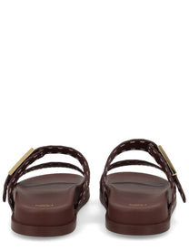 Fendi Women's Sandalo Fendi Feel Brown