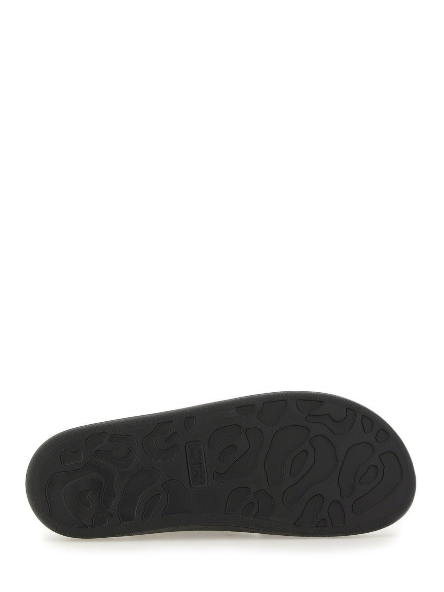 Alexander McQueen Men's Sandalo Hybrid Double Buckle Black