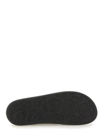 Alexander McQueen Men's Sandalo Hybrid Double Buckle Black