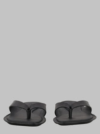 MM6 Maison Margiela Women's Sandalo Infradito Anatomic in Pelle Black