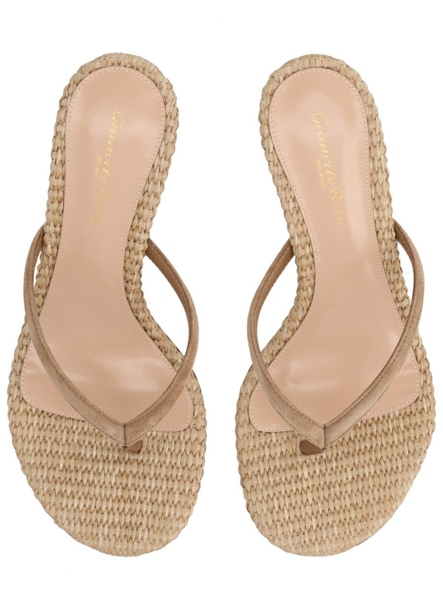 Gianvito Rossi Women's Sandalo Infradito Calypso White