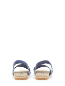Manebi Women's Sandalo Jute Blue
