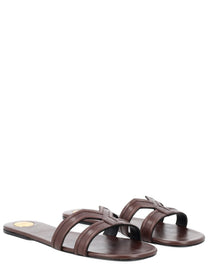Saint Laurent Women's Sandalo Mabrouka Brown