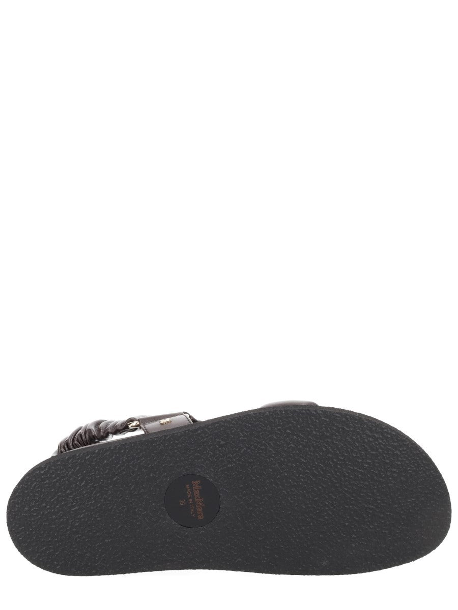 Max Mara Women's Sandalo Macro Brown
