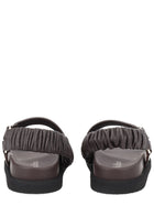 Max Mara Women's Macro Sandals Brown, view 4