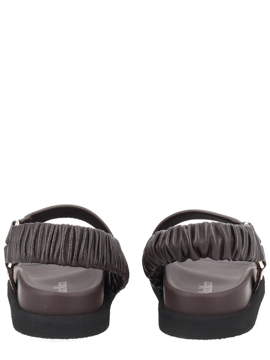 Max Mara Women's Sandalo Macro Brown