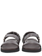 Max Mara Women's Macro Sandals Brown, view 3