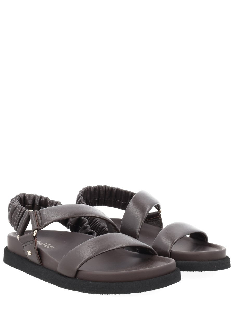 Max Mara Women's Sandalo Macro Brown
