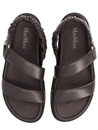 Max Mara Women's Macro Sandals Brown, view 5
