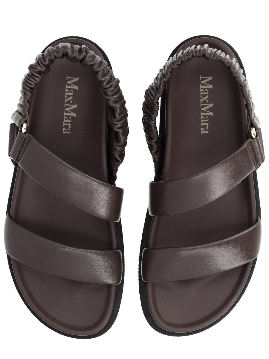 Max Mara Women's Sandalo Macro Brown