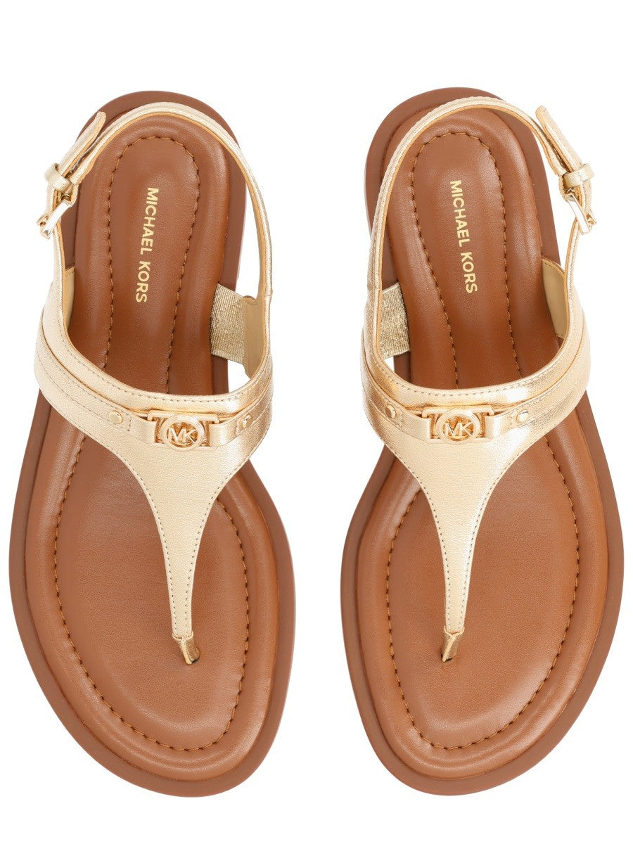 Michael Kors Women's Sandalo Mandy Gold