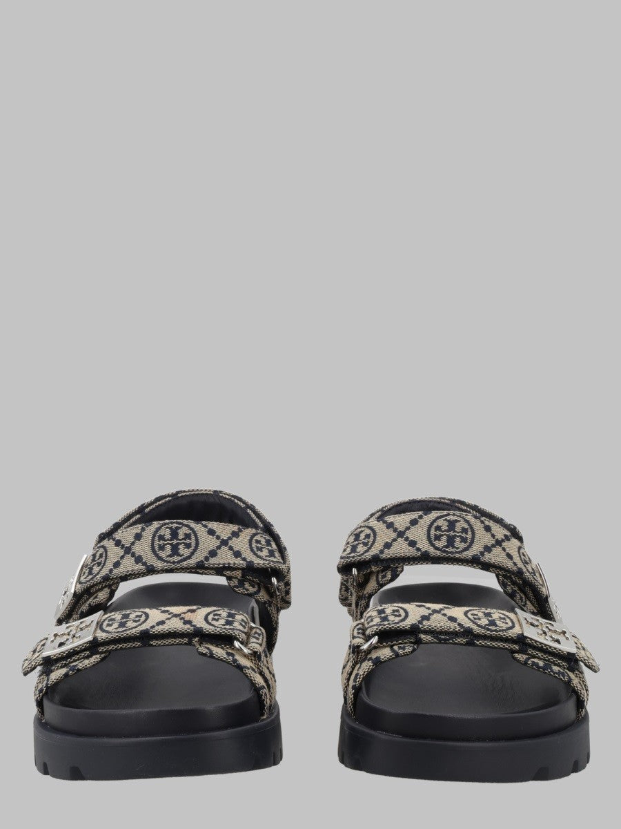 Tory Burch Women's Sandalo Mellow Monogram Multicolor