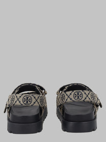 Tory Burch Women's Sandalo Mellow Monogram Multicolor