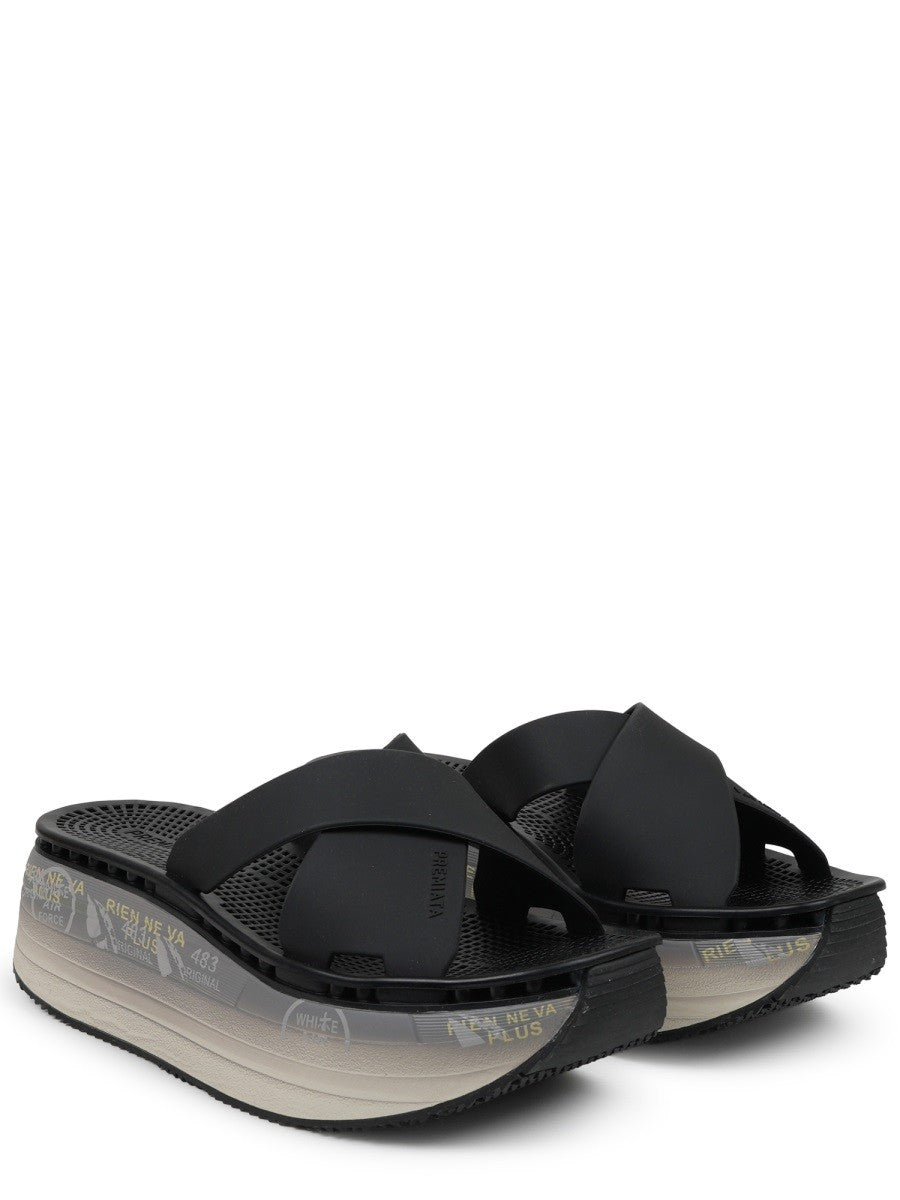 Premiata Women's Sandalo Moura Black