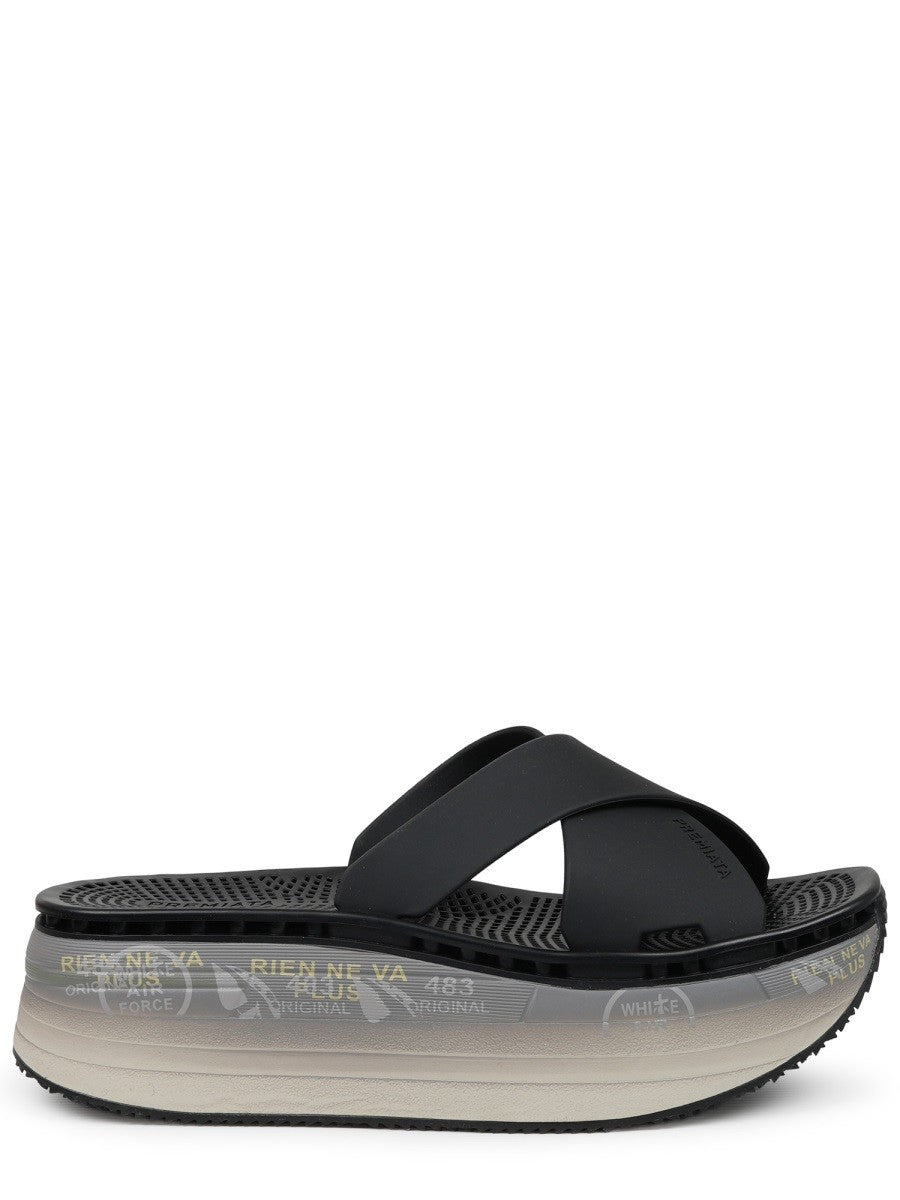 Premiata Women's Sandalo Moura Black