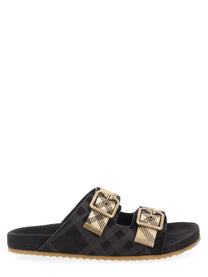 Burberry Men's Sandalo Mules Urchin Black