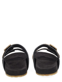 Burberry Men's Sandalo Mules Urchin Black