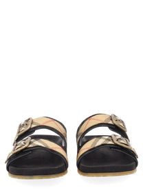 Burberry Men's Sandalo Mules Urchin Black