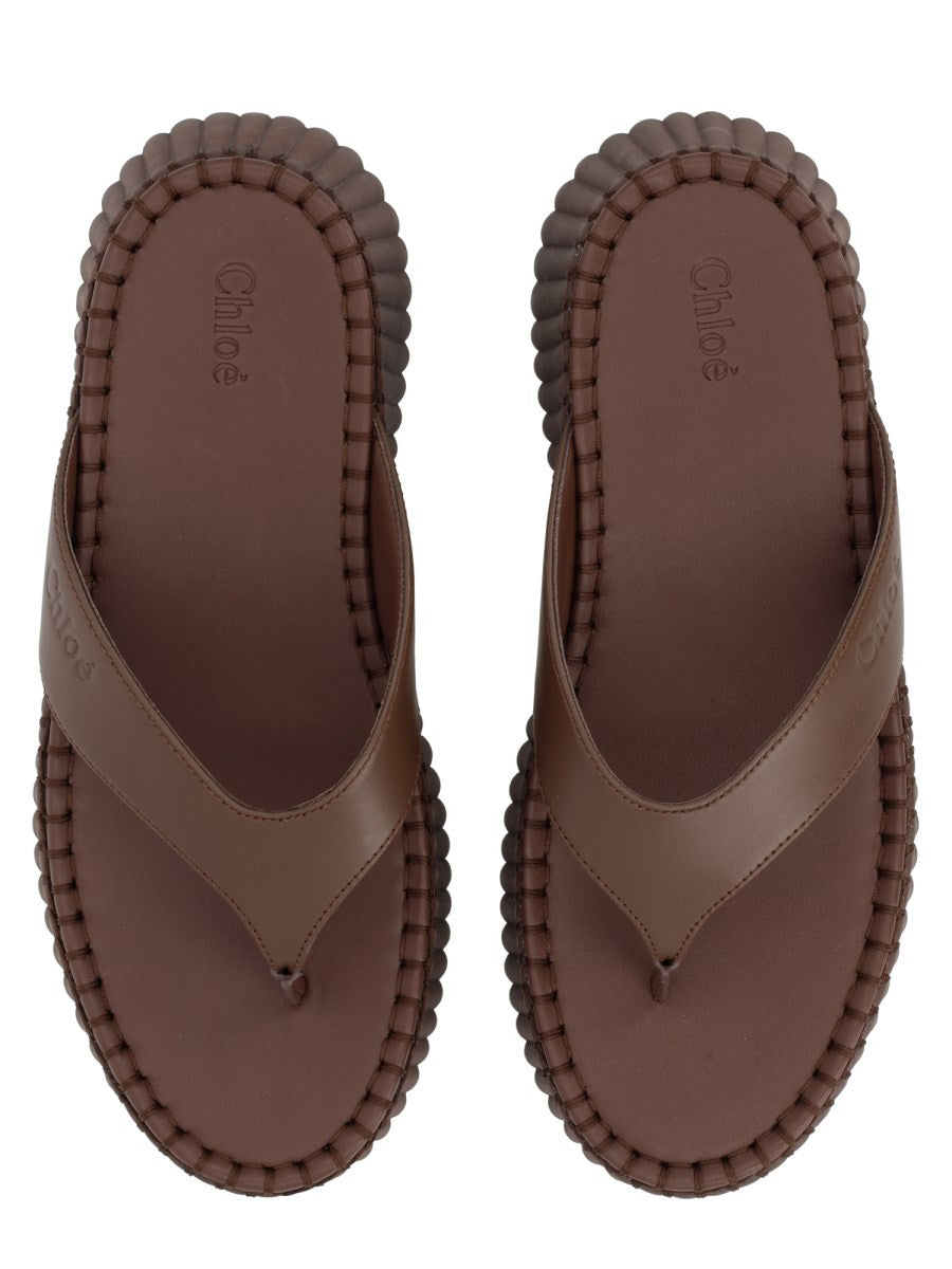 Chloé Women's Sandalo Nama Brown