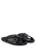 Saint Laurent Men's Nichols Sandals Black, view 2