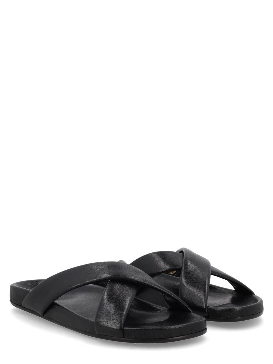 Saint Laurent Men's Sandalo Nichols Black
