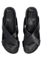 Saint Laurent Men's Nichols Sandals Black, view 5