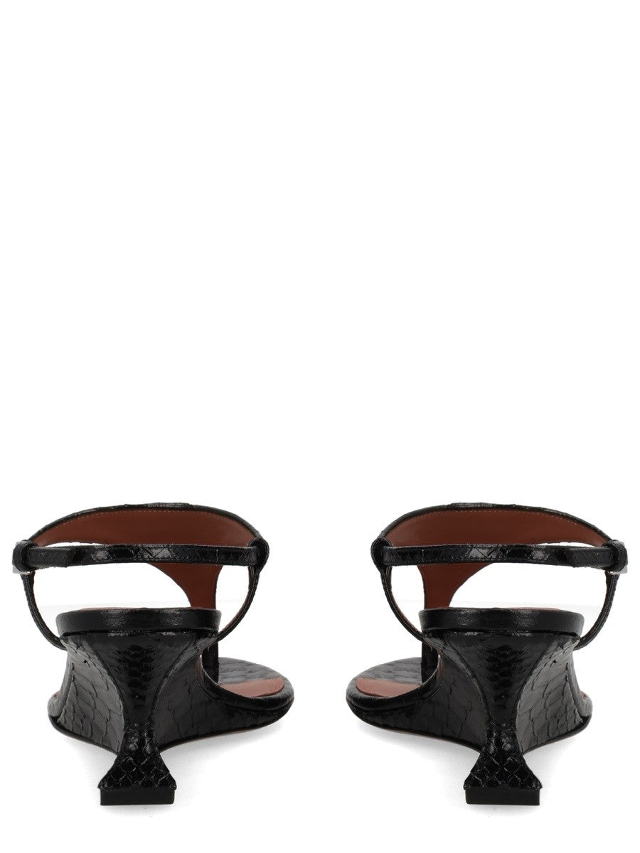 Paris Texas Women's Sandalo Nina Con Tacco Black