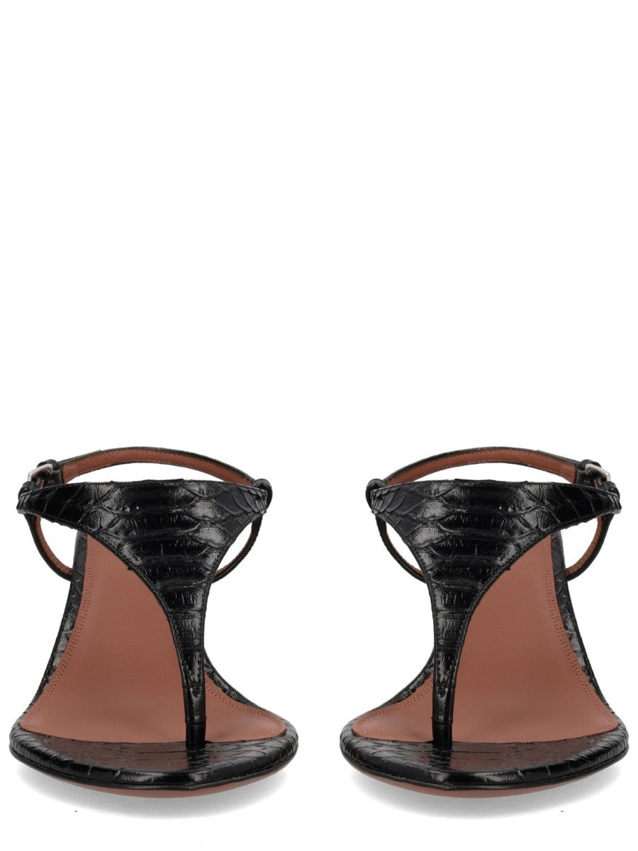 Paris Texas Women's Sandalo Nina Con Tacco Black