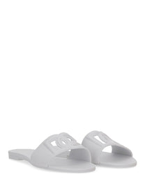 Dolce &amp; Gabbana Women's Sandalo Slide Beachwear White