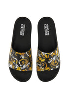 Versace Jeans Couture Men's Slide Sandals Black, view 5