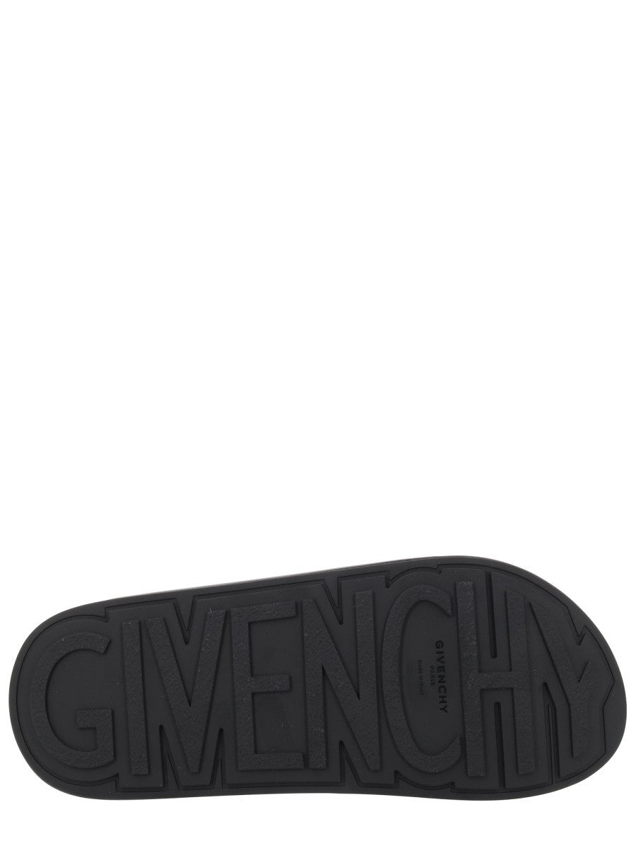 Givenchy Men's Sandalo Slide Label Black