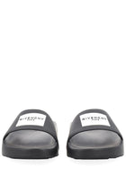 Givenchy Men's Slide Label Sandals Black, view 3