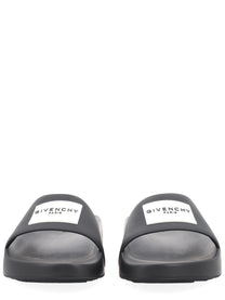 Givenchy Men's Sandalo Slide Label Black