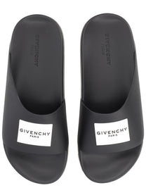 Givenchy Men's Sandalo Slide Label Black