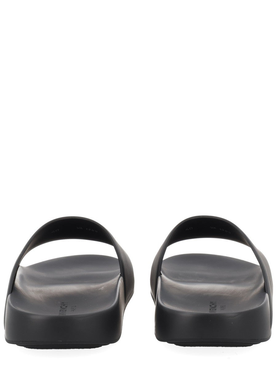 Givenchy Men's Sandalo Slide Label Black