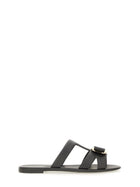 Ferragamo Women's Slide New Vara Sandals Black