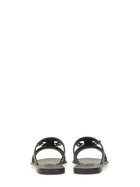 Ferragamo Women's Slide New Vara Sandals Black, view 3