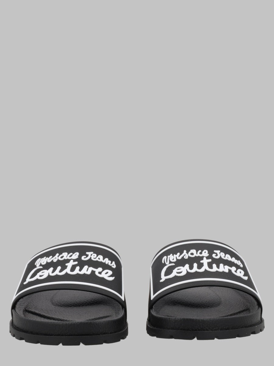 Versace Jeans Couture Women's Sandalo Slide Shelly Black