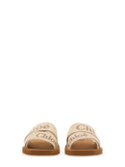 Chloé Women's Slide Woody Sandals Beige, view 5