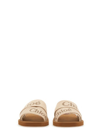 Chloé Women's Sandalo Slide Woody Beige