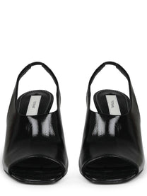Toteme Women's Sandalo Slingback Contour Black