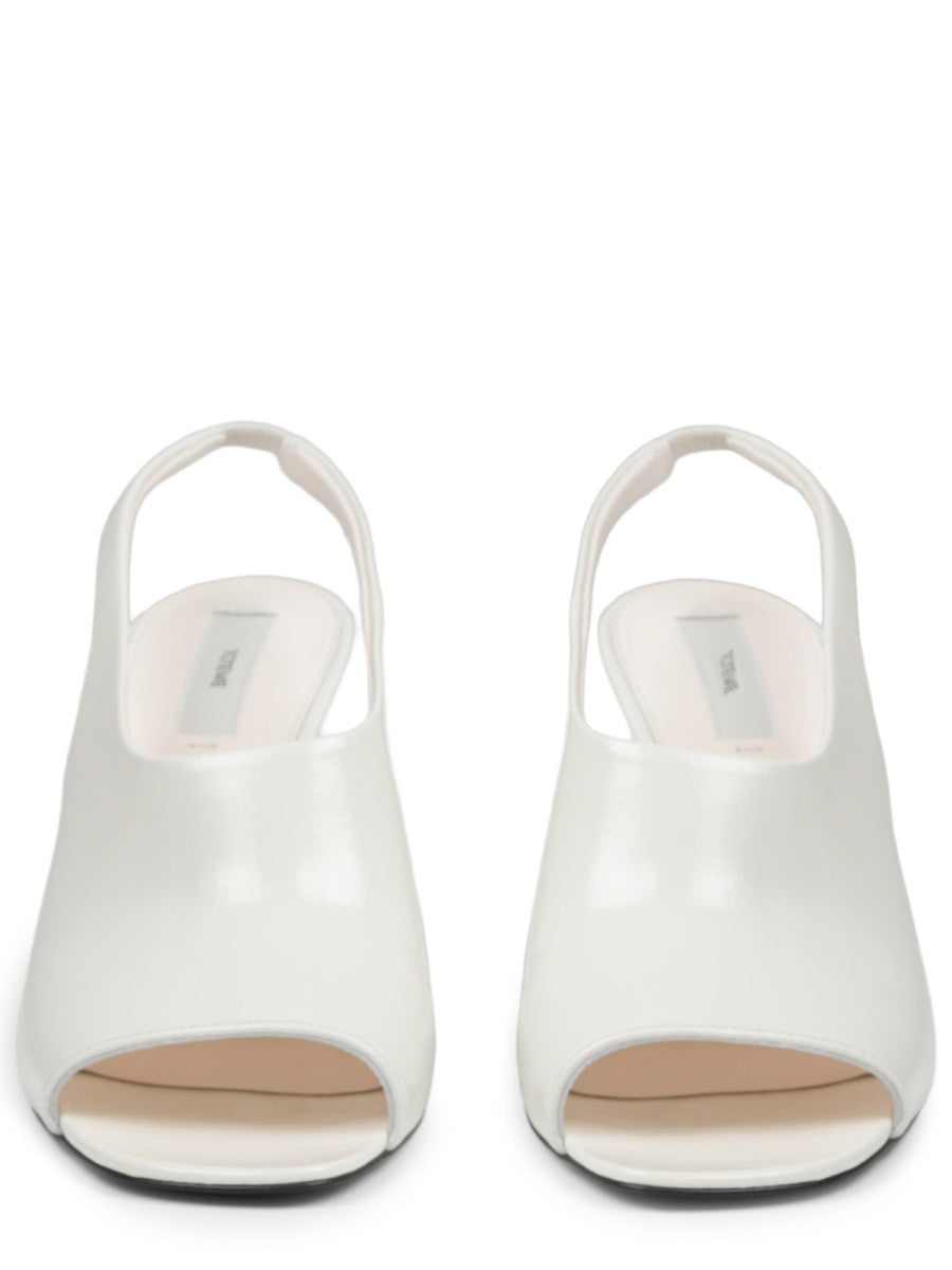 Toteme Women's Sandalo Slingback Contour White