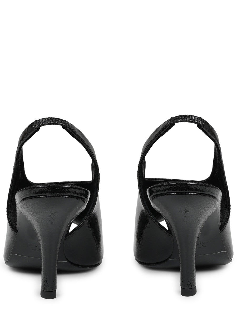 Toteme Women's Sandalo Slingback Contour Black