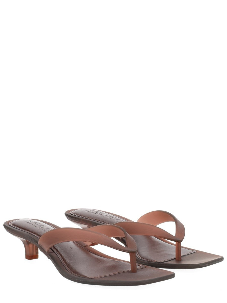 Senso Women's Sandalo Sonya Con Tacco Brown