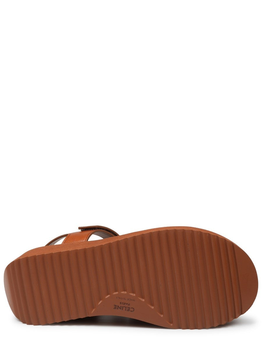 Celine Women's Sandalo Sunny in Pelle Beige